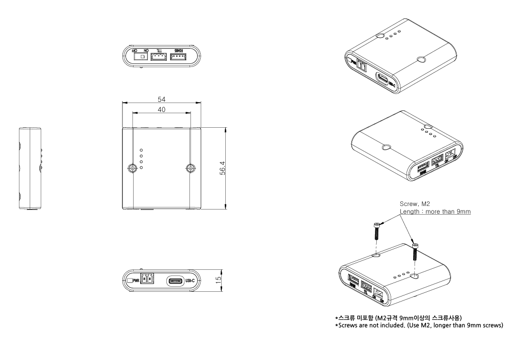 usb03 screw assemble